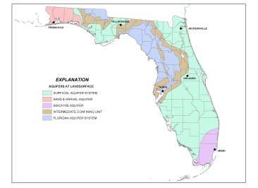 FLORIDA AQUIFERS MAP1