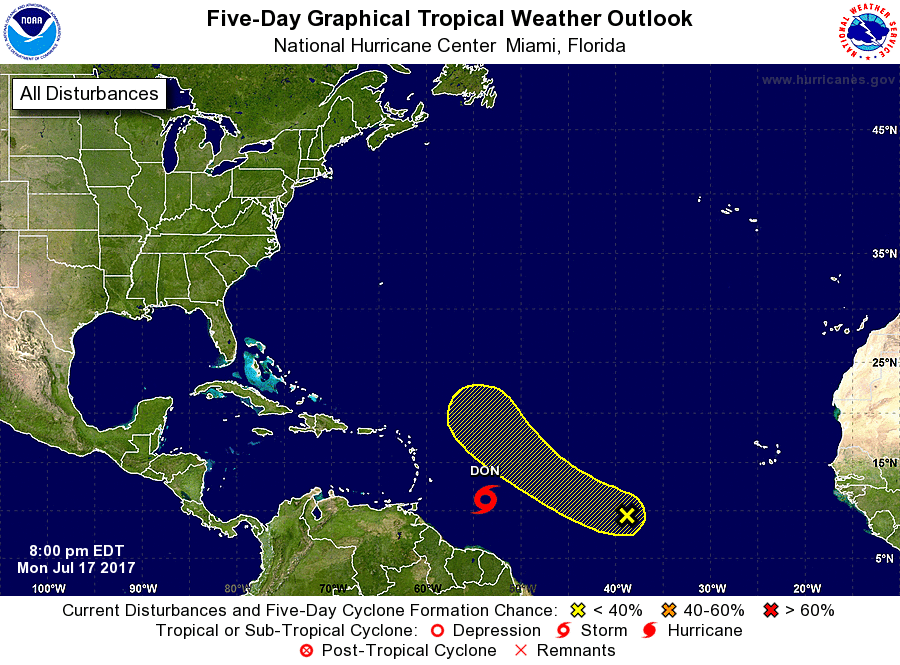 Tropical Storm Don forms in the Atlantic | Holt Enterprise News