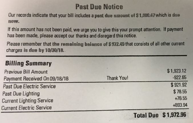 Gulf Power Past Due Scam Dec 2018JPG