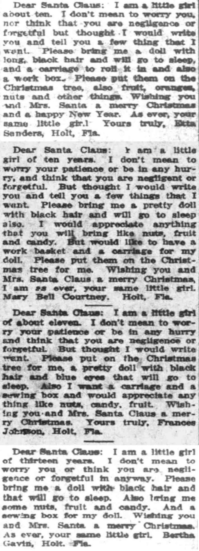 Dear Santa Claus 1912