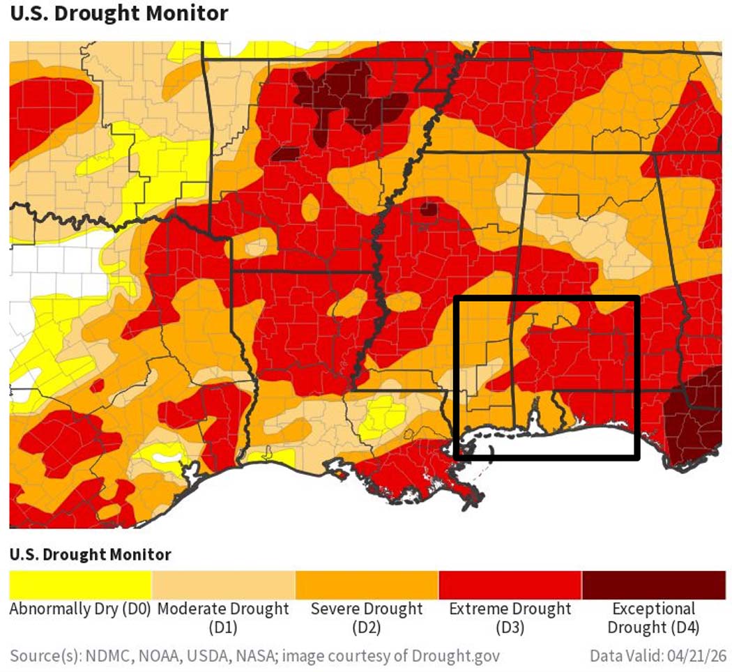 Drought conditions to persist through the Spring | Holt Enterprise News